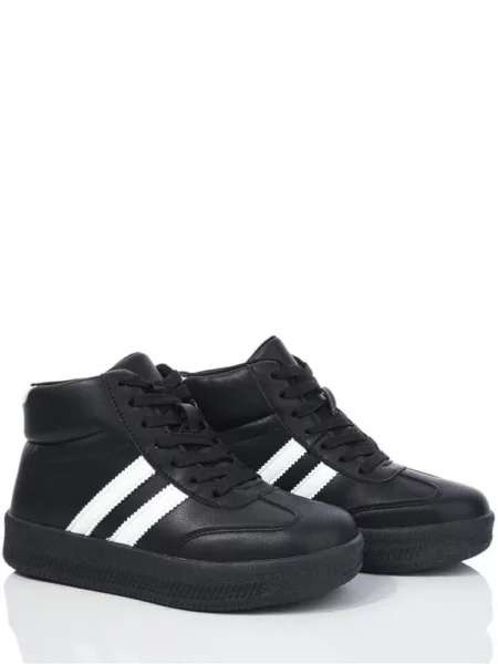 Шкіряні кросівки Stilli SDWN20-4 Чорно-білий