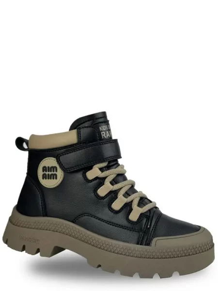 Демісезонні черевики Jong Golf CN31028-20 Чорно-бежевий