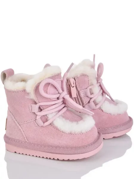 Замшеві уггі на овчині Paliament CN550-2 Рожевий