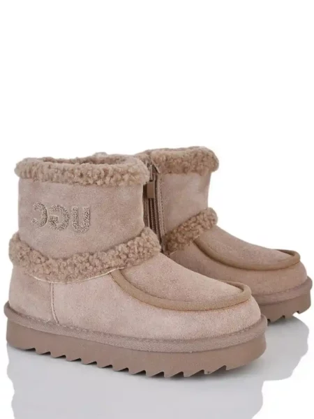 Замшеві уггі на овчині Paliament AN505-8 Коричневий