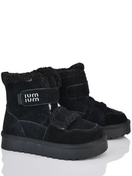 Замшеві уггі на овчині Paliament AN822-1 Чорний