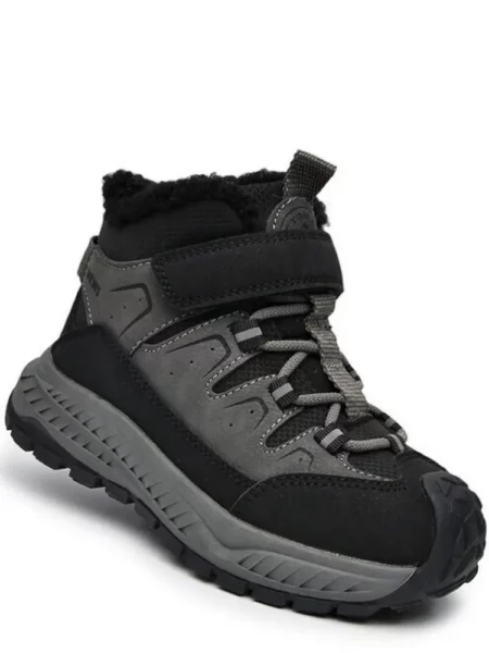 Зимові черевики на вовні Tom.m N11762B Чорно-сірий