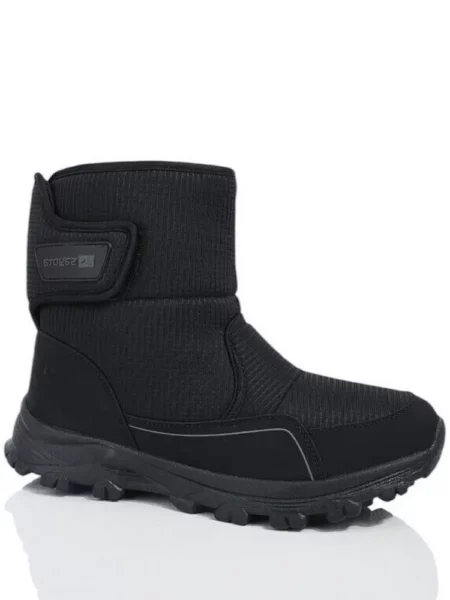 Дутики з натуральної овчиною Sayota AN969-1 Чорний