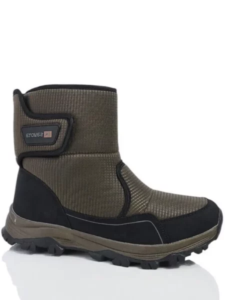 Дутики з натуральної овчиною Sayota AN969-8 Хакі