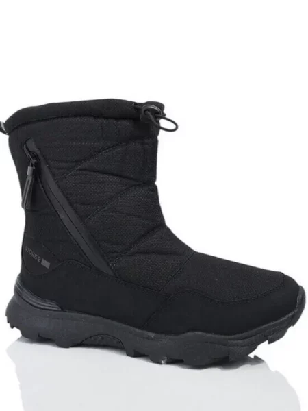 Дутики з натуральної овчиною Sayota AN971-1 Чорний