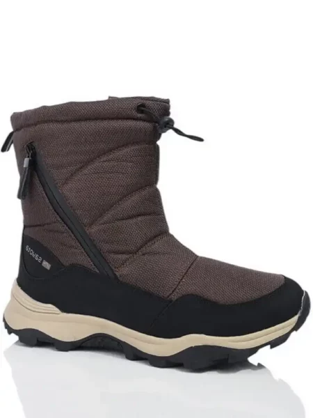 Дутики з натуральної овчиною Sayota AN971-9 Коричневий