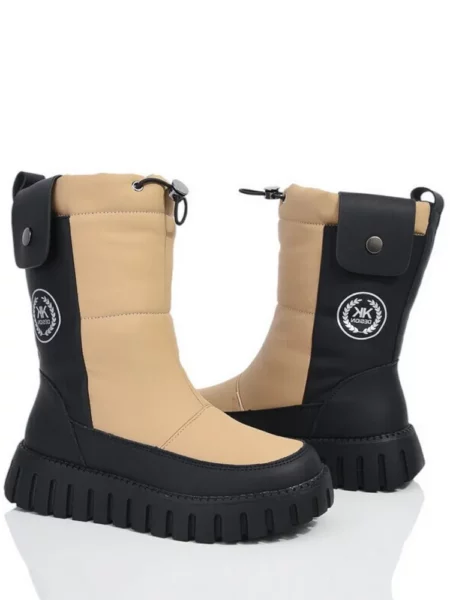 Дутики на вовні Kimbo FGN24124-3T Бежевий