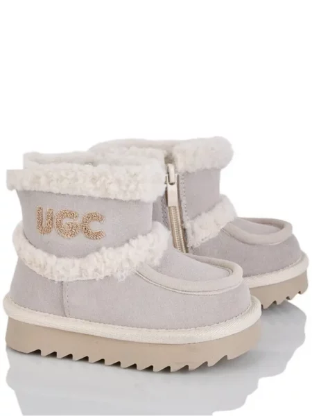 Замшеві уггі на овчині Paliament CN505-14 Молочний