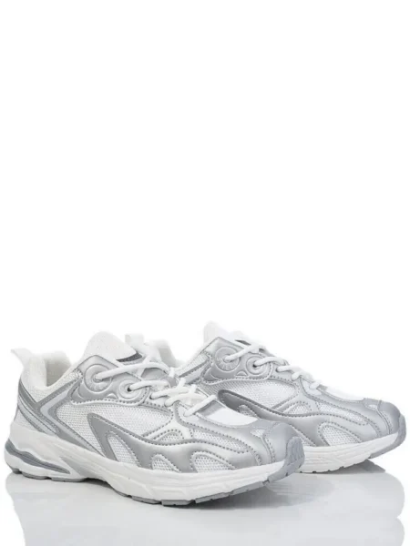 Шкіряні кросівки Stilli VN30-7 Сріблястий