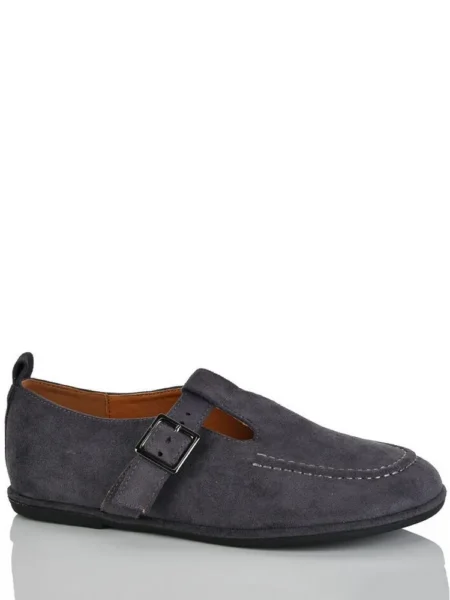 Замшеві лофери Navigator BN26114-6 Графітовий