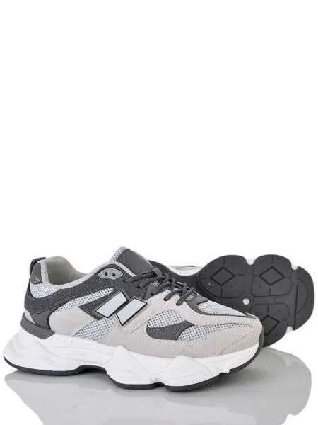 Шкіряні кросівки Stilli AN0025-9 Сірий