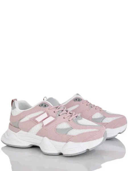 Шкіряні кросівки Stilli AN0025-18 Біло-рожевий