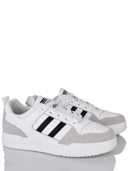 Шкіряні кросівки Stilli ADN350-6 Біло-сірий