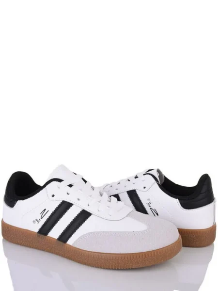 Шкіряні кеди Stilli LN2410-24 Біло-чорний