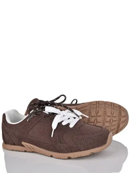 Шкіряні кросівки Stilli XMN200-11 Шоколадний