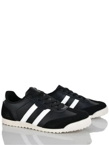 Шкіряні кросівки Stilli ZHMN20-4 Чорно-білий