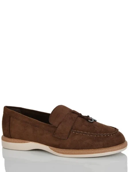 Замшеві лофери Navigator BN26116-8 Шоколадний