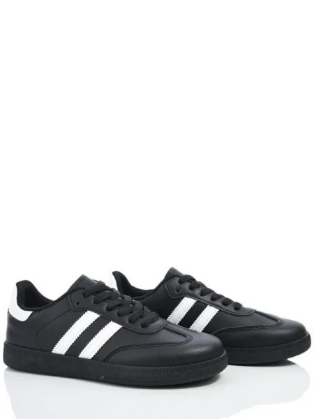 Шкіряні кеди Stilli LMN2410-1 Чорно-білий