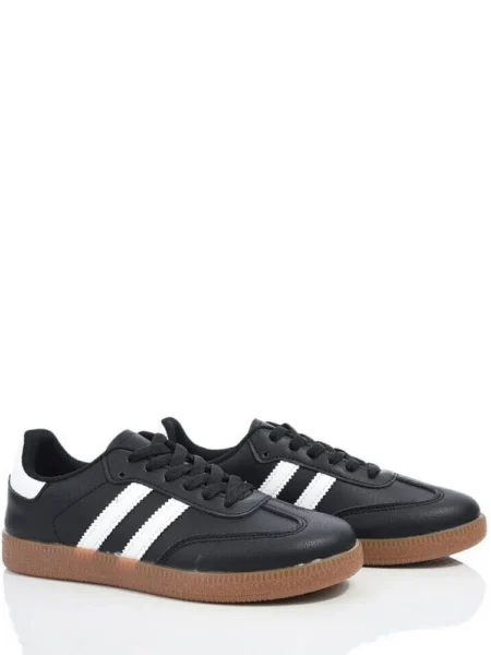 Шкіряні кеди Stilli LMN2410-5 Чорно-бежевий