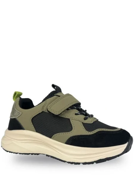 Текстильні кросівки Jong Golf CN11609-5 Чорний-хаки